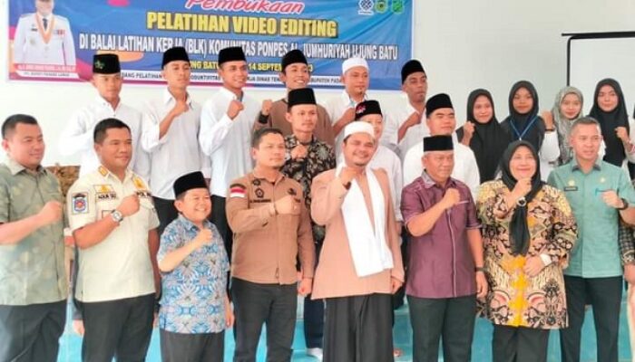 Disnaker Palas Gelar Pelatihan Video Editing