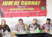 Pj Bupati Bersama Kapolres Aceh Besar Hadiri Jumat Curhat