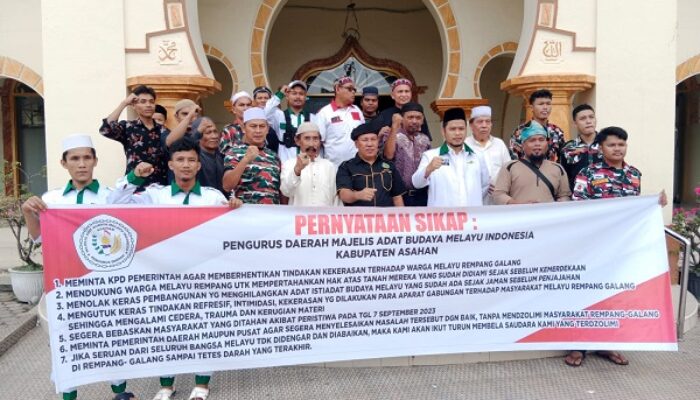 Masyarakat Melayu Akan Turun Membela Rempang