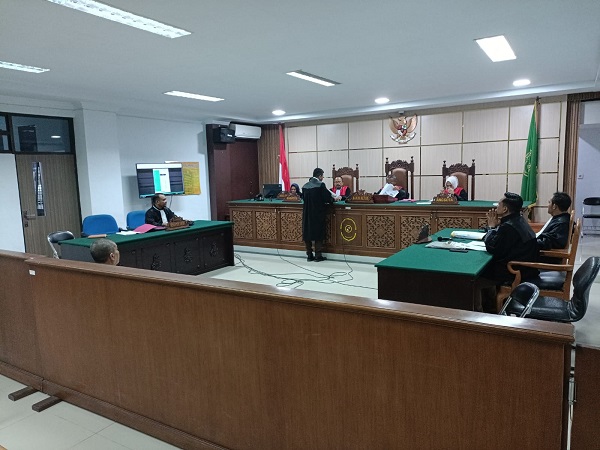 Ruang Sidang Tipikor Banda Aceh, Jumat (15/9).(Waspada/Ist)