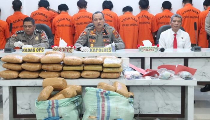 Polres Madina Ungkap 25 Kasus Besar Narkoba