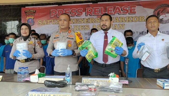 4 Kg SS, Polres Asahan Selamatkan 40,7 Ribu Jiwa