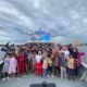 Anak-anak desa pesisir Pusong, Lhokseumawe, mengikuti edukasi Kelautan dan Kebangsaan, Jumat (1/9) di Pelabuhan Umum Krueng Geukueh. Waspada/ist