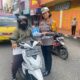 Kasat Lantas Polres Binjai AKP Agus Ita Lestari Br Ginting saat melaksanakan Operasi Zebra Toba 2023. (Waspada/ist)