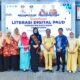 BUNDA PAUD Kabupaten Batubara Ny Hj Maya Indriasari Zahir, SE pada sosialisasi literasi digital PAUD. Waspada/Ist
