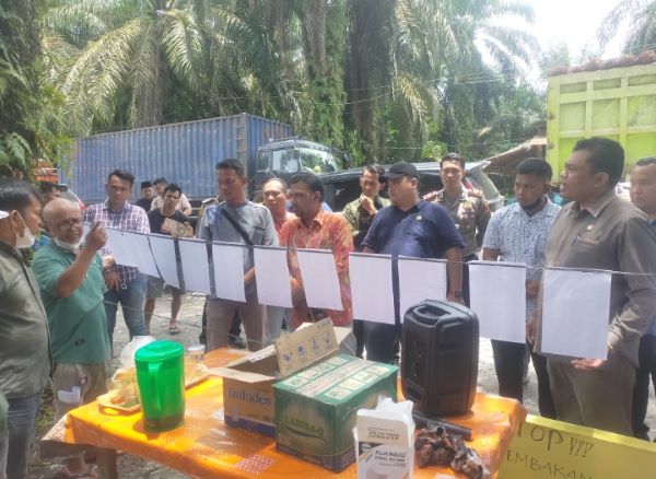 Pemkab Dan DPRD Labura "Geledah" Pabrik Sawit PT.MASJ