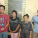 Empat orang terduga salahgunakan narkoba jenis sabu diamankan personel Polsek Barumun di sebuah kos-kosan di Desa Bulusonik, Kecamatan Barumun. (Waspada/Ist)