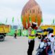 Personil Satlantas Polres Pidie melakukan hunting terhadap kendaraan di Bundara Aneuk Mulieng Kota Sigli, Selasa (19/9) Waspada/ Muhammad Riza