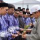 Para Pimpinan Dayah juga para Ustad dan Ustazah juga para Dewan Guru Ruhul Qur'an di Tepung Tawari atau  oleh H.Mahmuddin Usman Pimpinan Dayah Serambi Mekah. Dan Zulkifli.S.Ag, Selasa (19/9).(Waspada/Muji Burrahman)