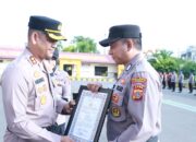 Humas Dan Satreskrim Berprestasi Terima Penghargaan Kapolres Lhokseumawe