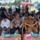 Camat Peureulak Barat, Murdhani, S.STP, M.Si, didampingi Kapolsek Ipda Dede Moerdhani SH, ketika menghadiri pembukaan FASI II DPK BKPRMI Peureulak Barat di halaman Masjid Besar Manzilul Minan, Gampong Beusa Seubrang, Peureulak Barat, Aceh Timur, Senin (25/9). Waspada/H Muhammad Ishak