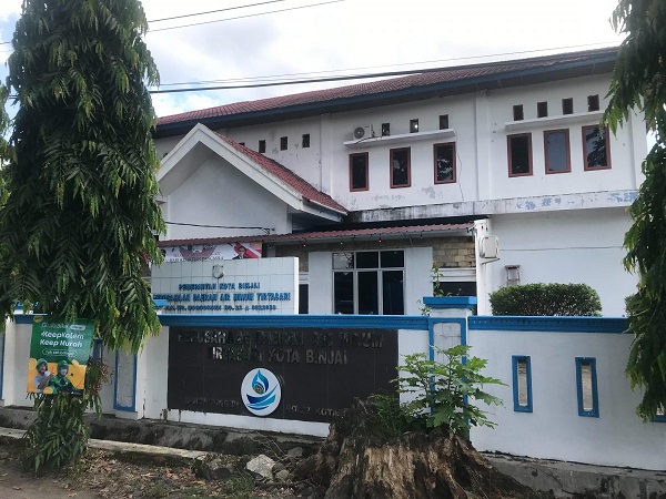 Kantor PDAM Tirtasari Binjai, Jalan Mongonsidi, Kecamatan Binjai Kota. (Waspada/ist)