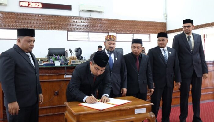 Pj Bupati Dan Ketua DPRK Sepakati Perubahan KUA Dan PPAS