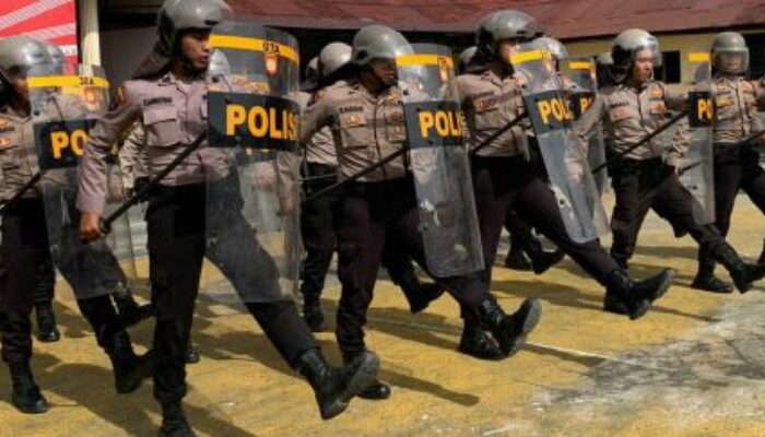 Sat Samapta Polres P.Siantar Latihan Dalmas