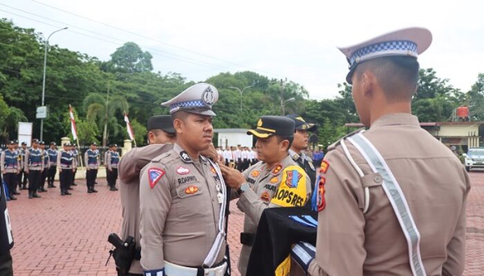Polres Nagan Raya Apel Operasi Zebra Seulawah 2023