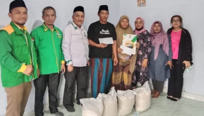 Baznas Sumut Serahkan Bantuan Untuk Korban Kebakaran