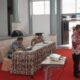 kepala SMA Harapan Medan saat menyampaikan paparannya pada kegiatan sosialisasi dengan orangtua siswa