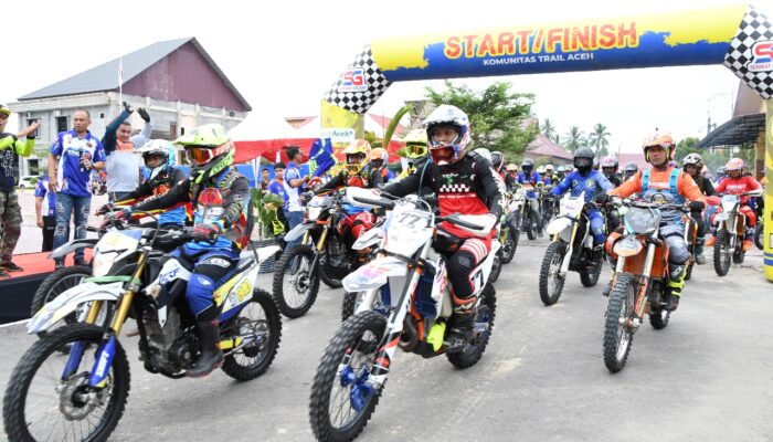 Ratusan Peserta Trail Aceh – Sumut Meriahkan TAKAT-II