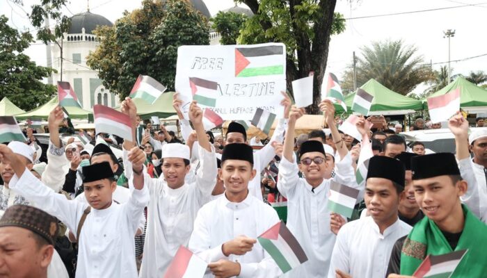 Ribuan Umat Islam Doakan Palestina