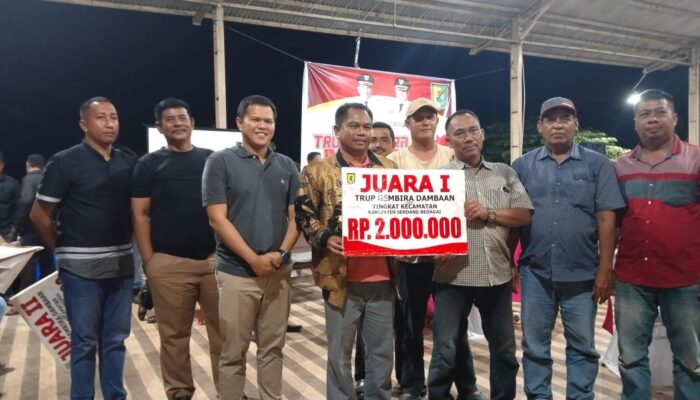 Melalui Olahraga Dambaan Ajak Warga Jaga Kamtibmas