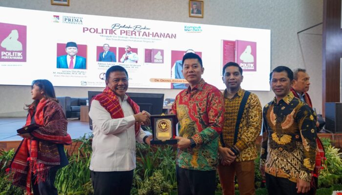 Wakil Menhan Hadiri Bedah Buku ‘Politik Pertahanan’ Di UNPRI