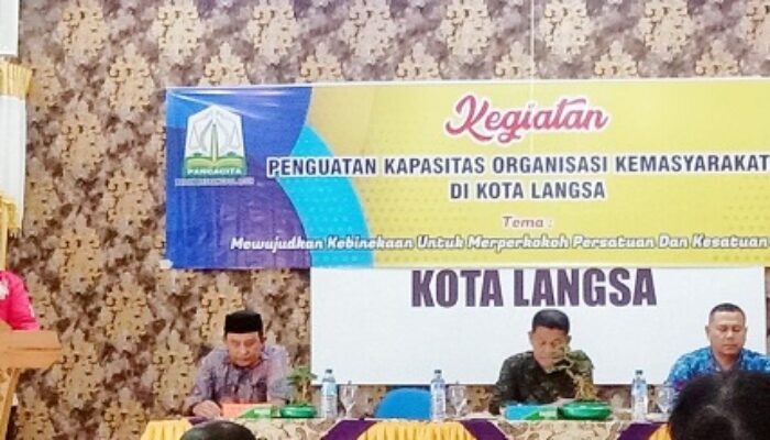 Kesbangpol Aceh Penguatan Kapasitas Ormas Di Langsa