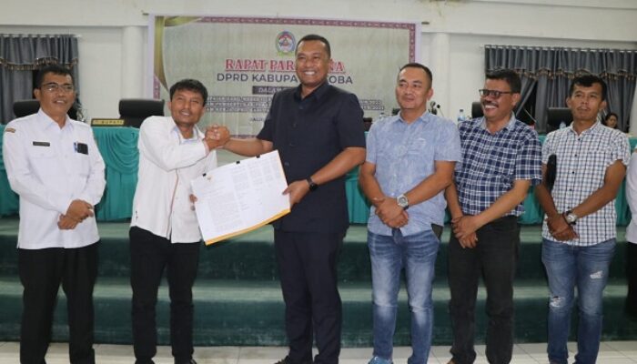 Pemkab Toba Ajukan 8 Ranperda Untuk Propemperda 2024