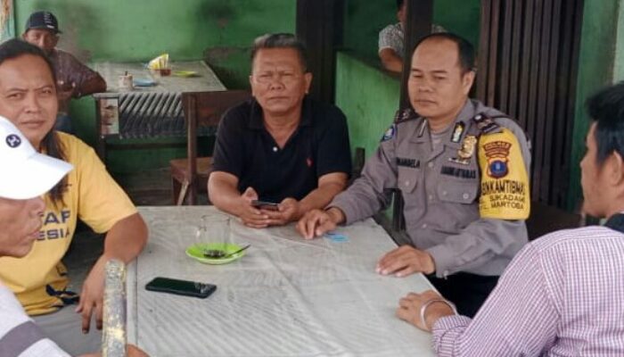 Polres P. Siantar Sambangi Loket Bus, Sampaikan Pesan Kamtibmas       