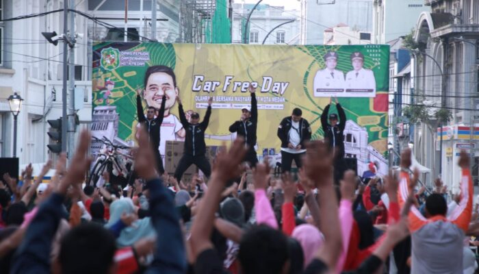 CFD Jadi Ajang Unjuk Kreativitas Komunitas di Kota Medan