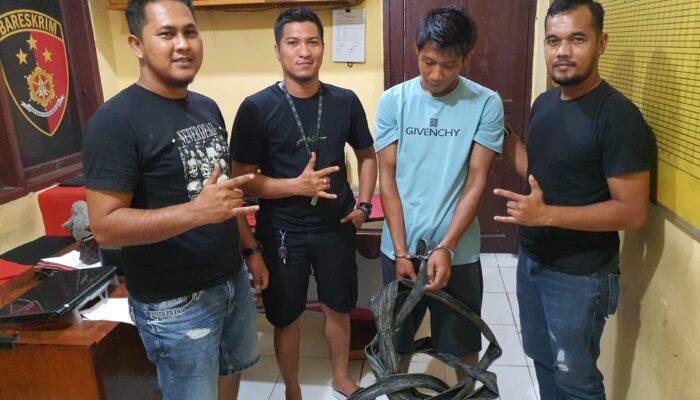 Nekat Curi Kabel Trafo, Warga Gp. Lengkong Ditangkap