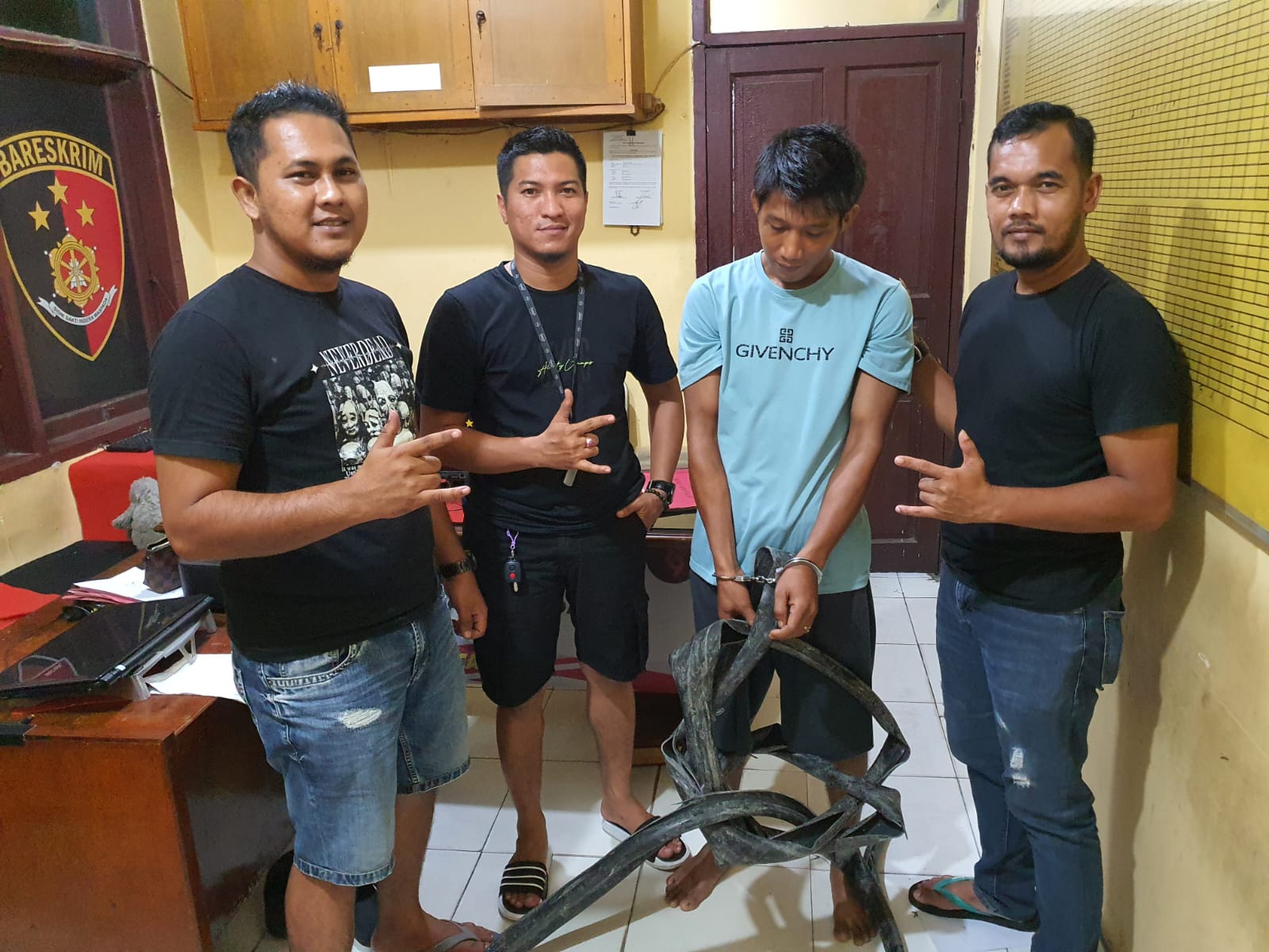 Nekat Curi Kabel Trafo, Warga Gp. Lengkong Ditangkap