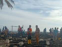 Pesantren Darul Ihsan Labuhan Haji Terbakar, 30 Rangkang Rata Dengan Tanah