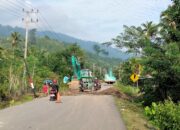 Jalan Provinsi Yang Amblas Di Simeulue Akibat Banjir Kembali Normal