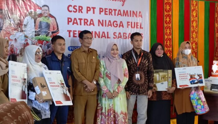 PT Pertamina Fuel Sabang Salurkan Dana CSR