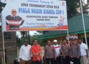 Banjir, Turnamen Sepakbola Nasir Djamil Cup Ditunda