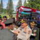 HUT Ke-78 TNI, Kapolres Beri Kue Ultah Dandim 0207/SML