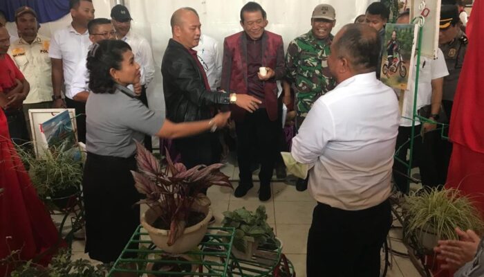 Rutan Tarutung Buat Stand Pameran Dalam Rangka Hari Jadi Ke-78 Taput
