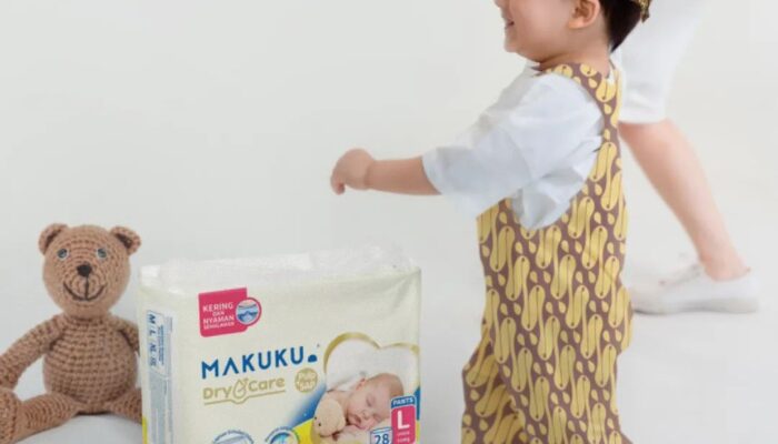 MAKUKU Dry Care, Popok Ekonomis Solusi Serap Cairan Lebih Banyak dan Lembut untuk Kulit Si Kecil