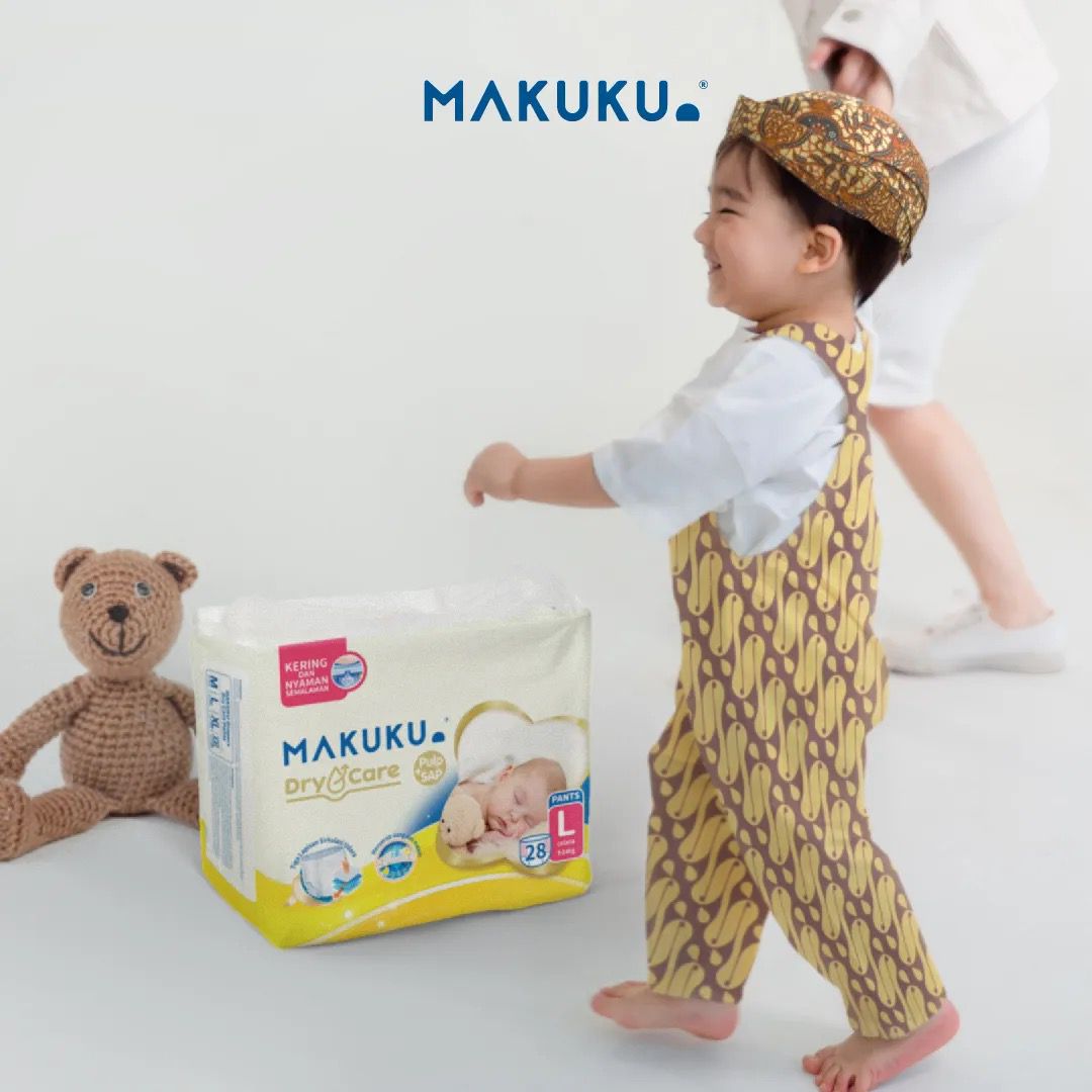 MAKUKU Dry Care, Popok Ekonomis Solusi Serap Cairan Lebih Banyak dan Lembut untuk Kulit Si Kecil