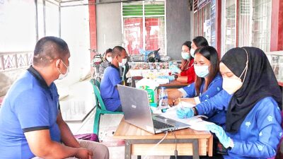Rutan Tarutung Laksanakan Skrining Chest X-RAY kepada Warga Binaan
