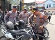 Kapolres Agara Cek Kendaraan Dinas Bhabinkamtibmas