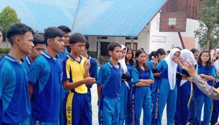 Polres P. Siantar Bekali Siswa SMA Tertib Berlalulintas