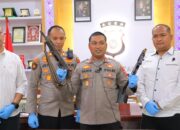 Polres Aceh Tamiang Temukan 2 Pucuk Senpi Laras Panjang