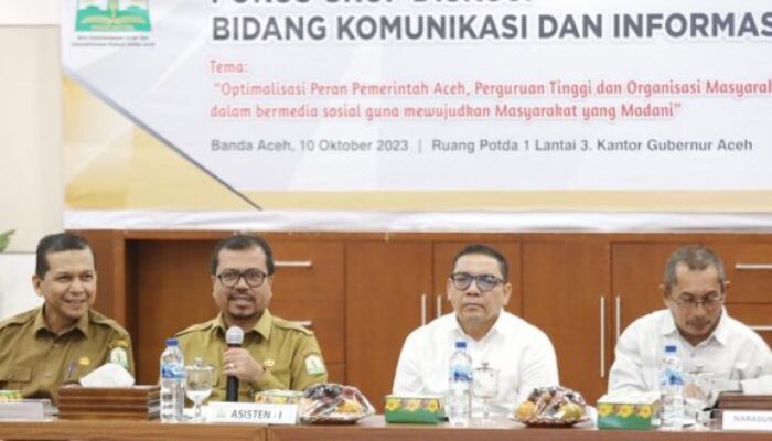 Pemerintah Aceh Gelar Diskusi Bidang Komunikasi Informasi