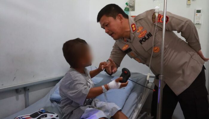 Bocah Malang Yang Disetrika Tantenya Mulai Ceria Kembali