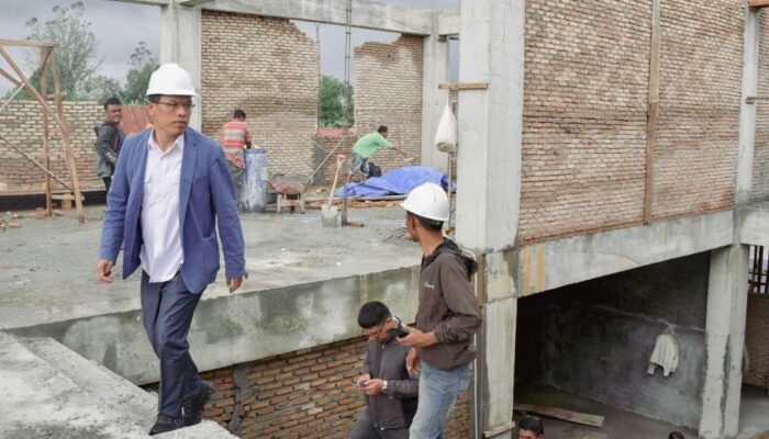 Bupati Humbahas Tinjau Progres Pembangunan PLUT