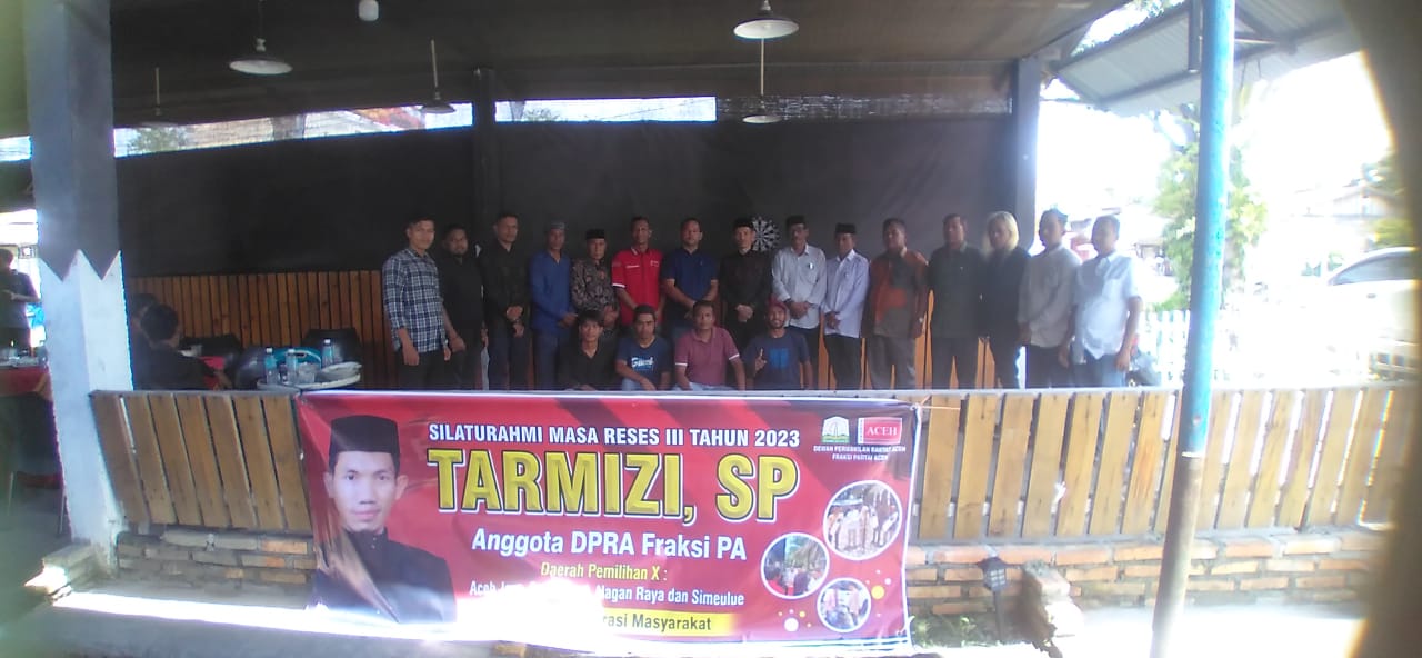 Anggota DPRA Tarmizi Tampung Aspirasi Rakyat Nagan Raya