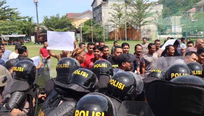 Polres Aceh Selatan Simulasi Sispamkota