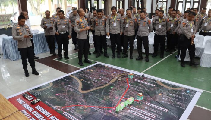 Polres Aceh Tamiang Latihan Praops Mantap Brata 