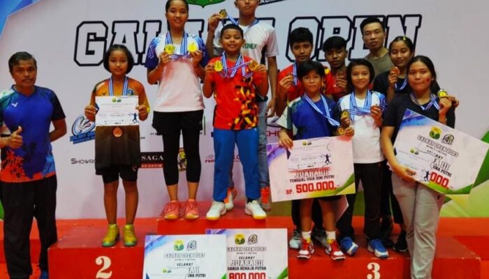 Tim PB Angsapura Juara Umum Galaxy Open 2023